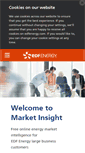 Mobile Screenshot of marketinsight.edfenergy.com