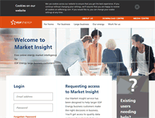 Tablet Screenshot of marketinsight.edfenergy.com